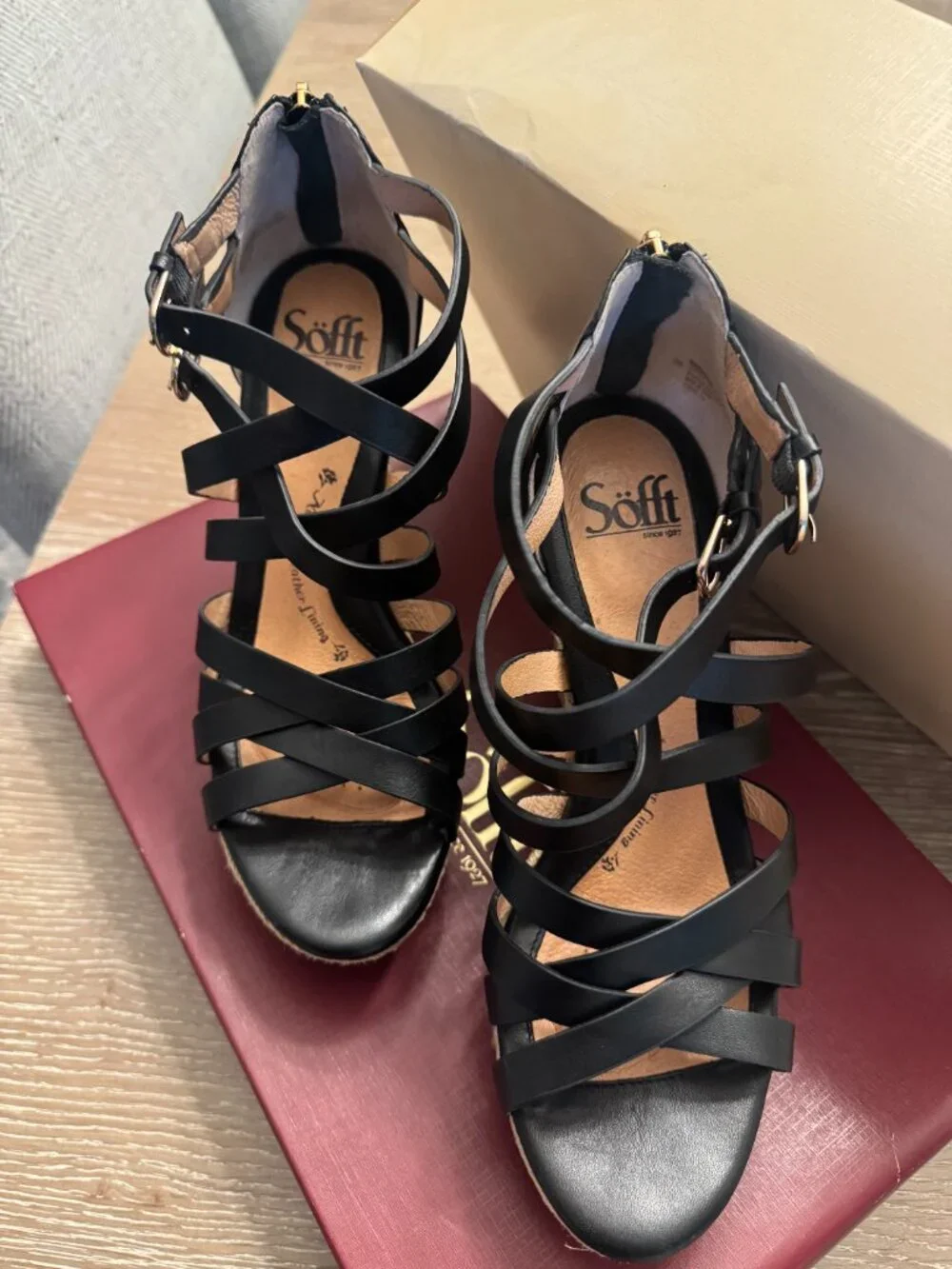 Sofft Priti Wedge Espadrille Sandals